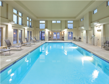 Indoor pool and hot tub